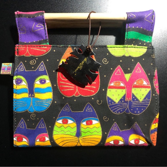 NWOT Very Rare Laurel Burch Multi Coloured Clutch (Sm) - Picture 4 of 17